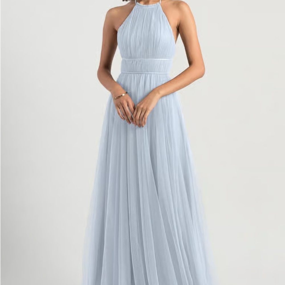Jenny Yoo Helena Whisper Blue Dress